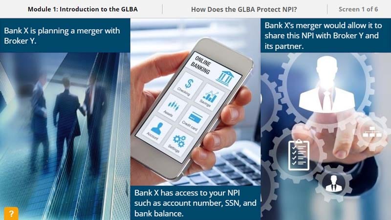 Module one introduction to GLBA