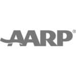 A GLS Customer - the AARP logo
